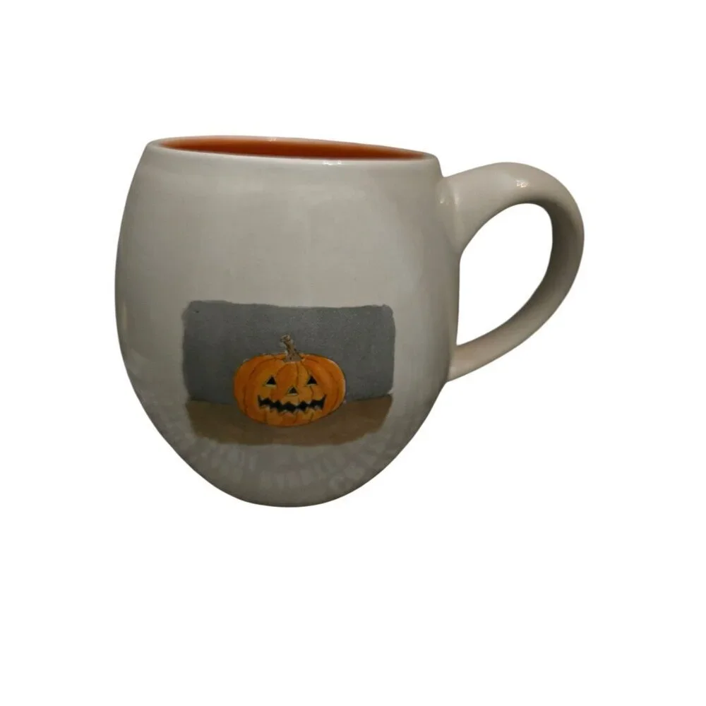 Rae Dunn Happy Halloween Pumpkin Icon Coffee Mug